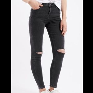 Washed Black Topshop Jamie Jean's W30L30